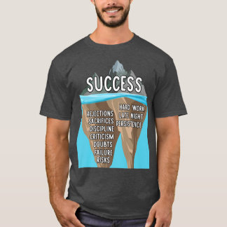 Inspirational Success,Motivation Quotes,Iceberg Of T-Shirt