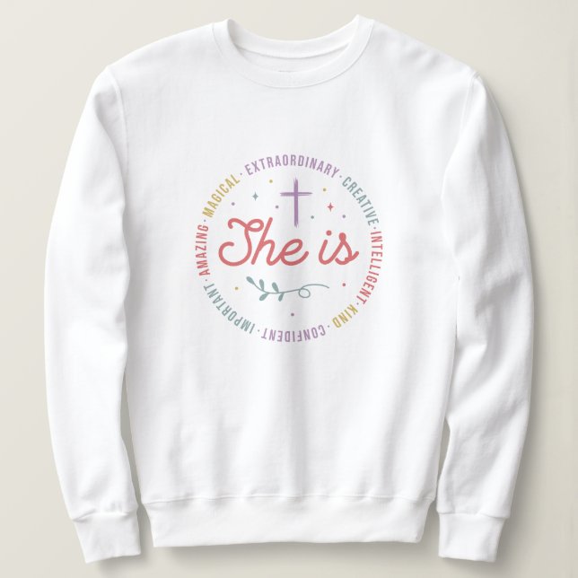 Inspirational  sweatshirt (Design Front)