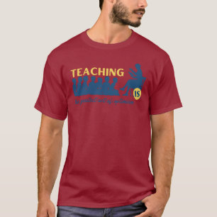 Inspirational Teacher patch quote school teacher T-Shirt