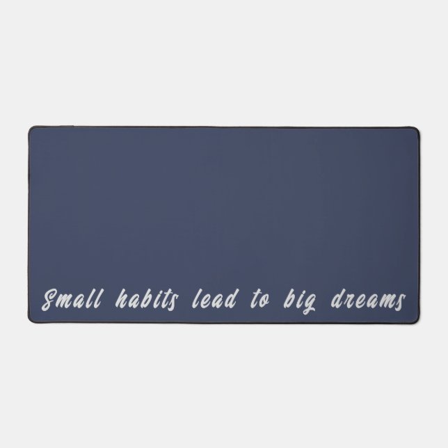 Inspirational Text Quote Men’s Desk Mat (Front)