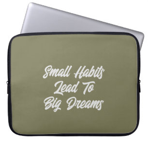 Inspirational Text Quote Men’s Laptop Sleeve