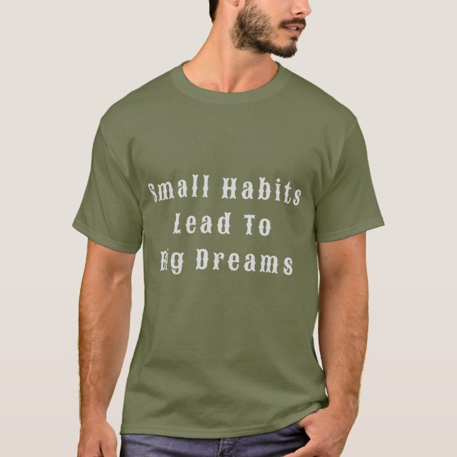 Inspirational Text Quote Men’s T-Shirt (Front)