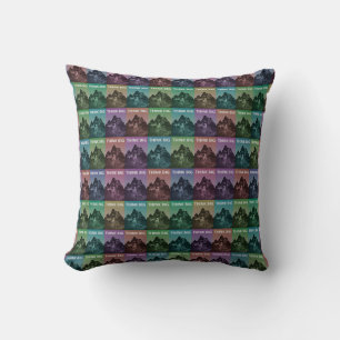 Inspirational Think Big Concept Pattern Cushion