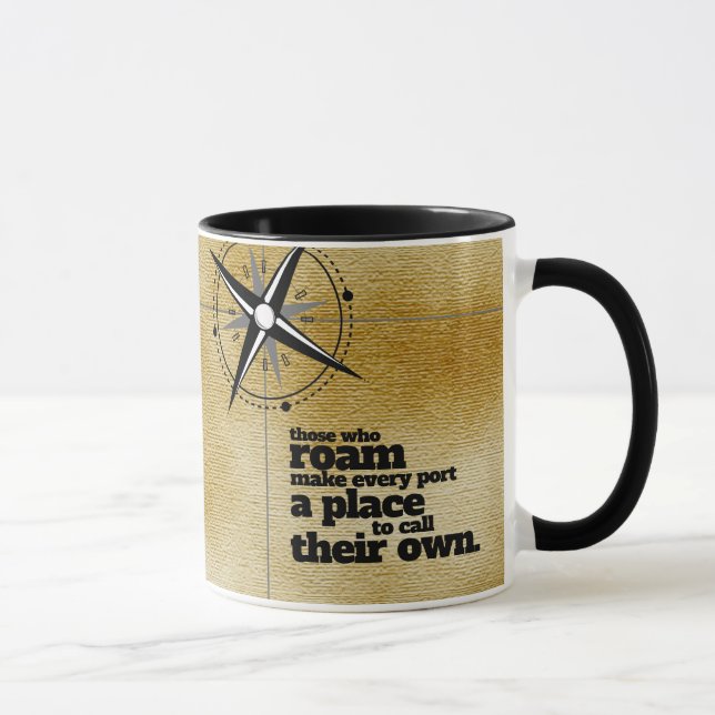 Inspirational Those Who Roam ... Mug (Right)