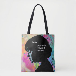 Inspirational Tote Bag - I am going places. 