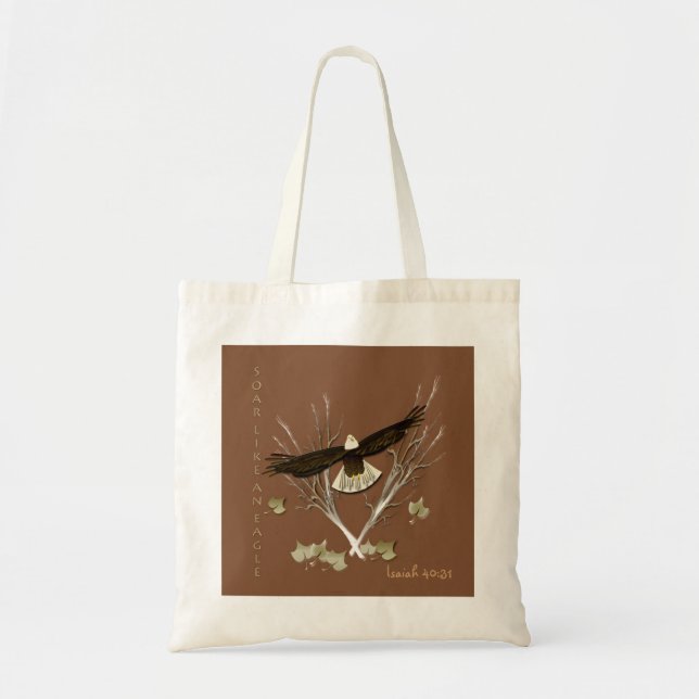 Inspirational tote bag with scripture (Front)