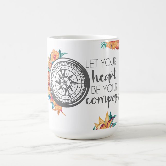  Inspirational Travel Coffee Coffee Mug (Center)