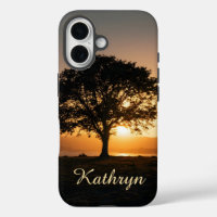 Inspirational Tree Sunset Silhouette Hope Gift