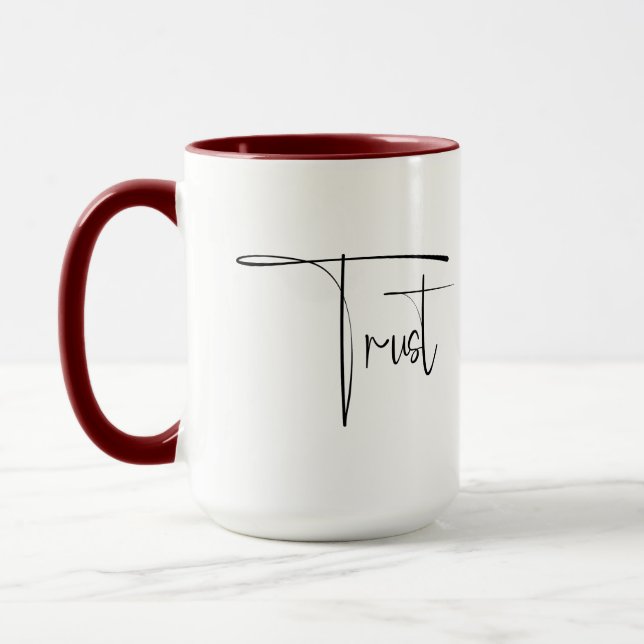 Inspirational Trust Mug (Left)