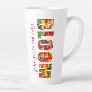Inspirational Tulip Latte Mug