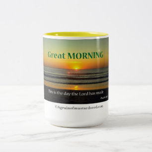 Inspirational Two-Tone Coffee Mug