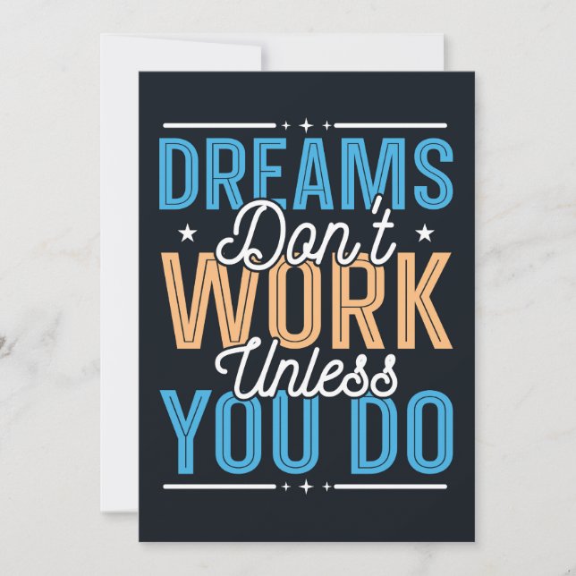 Inspirational Typography Design   Invitation (Front)