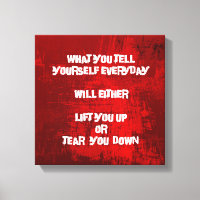 Inspirational Typography Quote on Self-Esteem