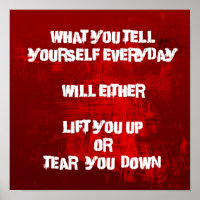 Inspirational Typography Quote on Self-Esteem