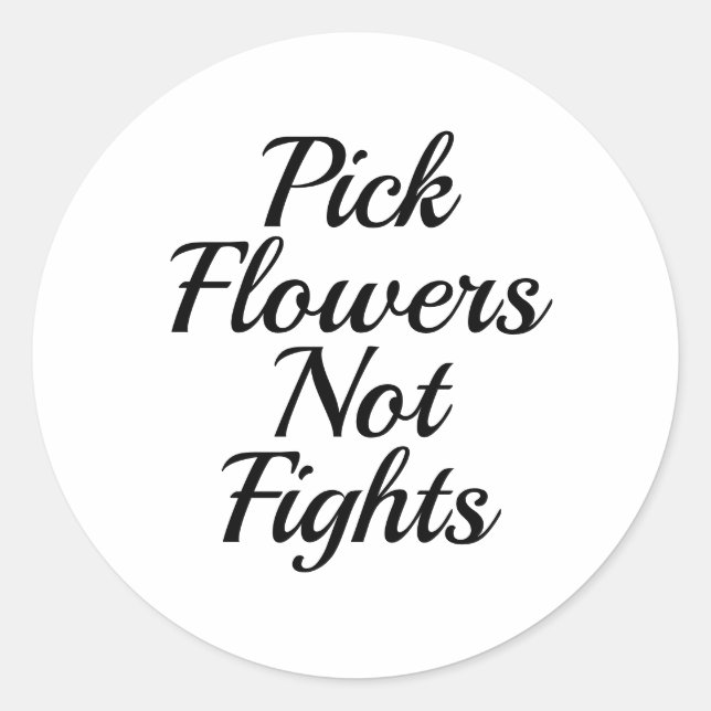 Inspirational Typography Quote Sticker (Front)