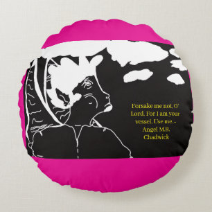 Inspirational Uniquely Original Round Cushion