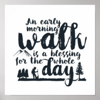 Inspirational Walking Quote Morning Walk Workout