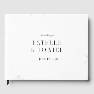 Inspirational Wedding Guest Book – Elegant Quote K