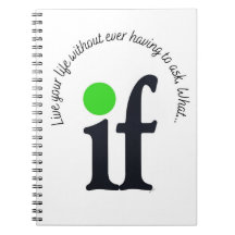 Inspirational 'What if' Notepad Notebook