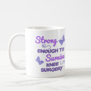 Inspirational Women’s Knee Surgery Coffee Mug