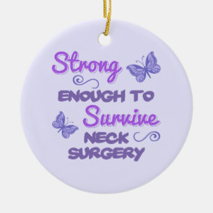 Inspirational Women’s Neck Surgery Ceramic Tree Decoration