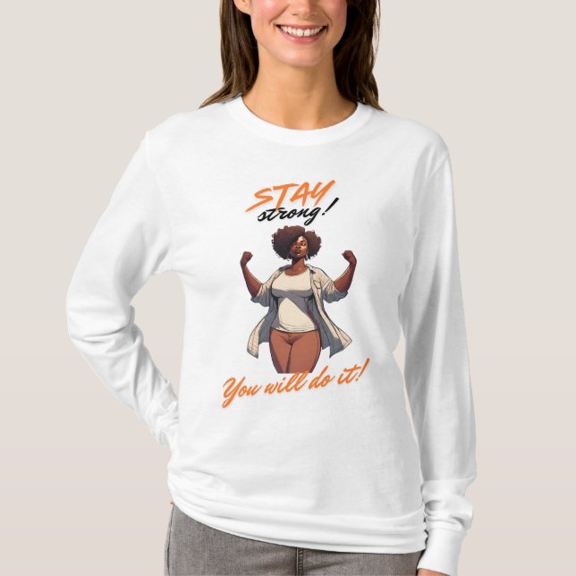 Inspirational Women's Long Sleeve T-shirt.  T-Shirt (Front)