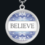 Inspirational Word - BELIEVE Pendant<br><div class="desc">Wear a word pendant with the inspirational word DREAM to motivate and inspire yourself or give it as a unique and memorable gift for your family and friends.The message necklace with the original designs combine inspiration with beauty . You can also customise the sterling silver pendant with your favourite inspirational...</div>