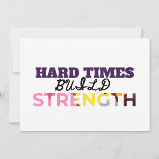 Inspirational Word Designs Invitation