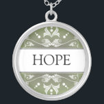 Inspirational Word - HOPE Pendant<br><div class="desc">Wear a word pendant with the inspirational word HOPE to motivate and inspire yourself or give it as a unique and memorable gift for your family and friends.The message necklace with the original designs combine inspiration with beauty . You can also customise the sterling silver pendant with your favourite inspirational...</div>