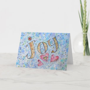 Inspirational Word "Joy" Card
