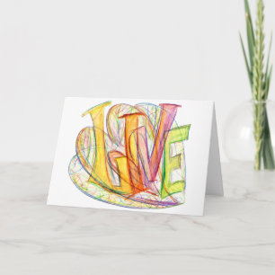 Inspirational Word Live Art Card