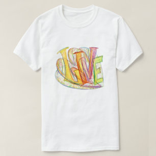Inspirational Word Live Art Shirt