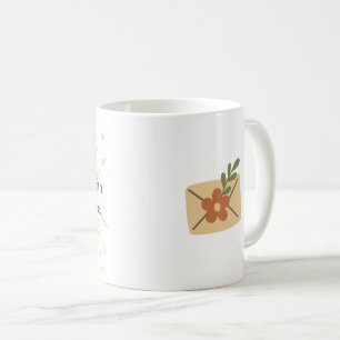 Inspirational words aesthetic personal design. coffee mug