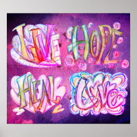 Inspirational Words Art Poster