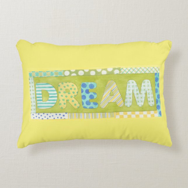 Inspirational Words by Megan Meagher | Dream Decorative Cushion (Front)