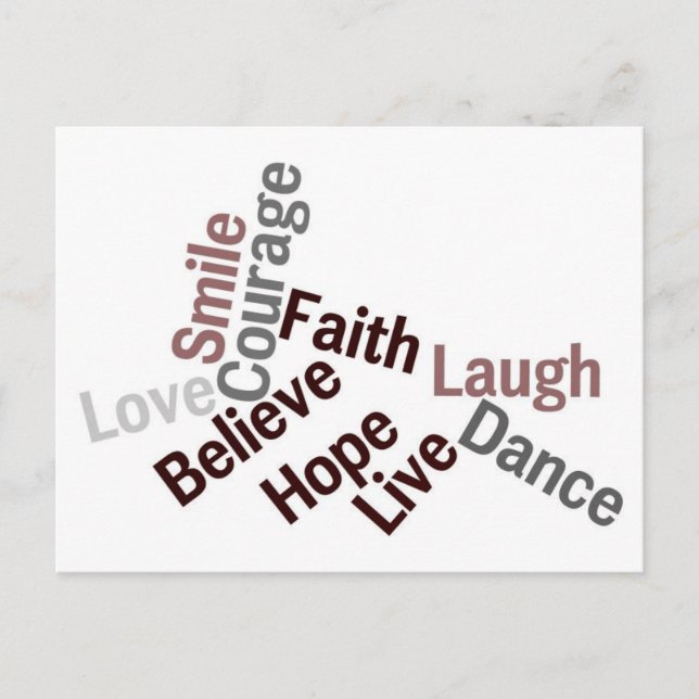 Inspirational Words Cards (Front)