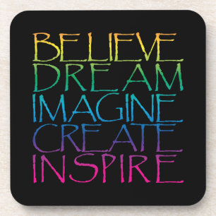 Inspirational Words Coaster