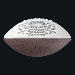 Inspirational Words For Our Grandson Love Football<br><div class="desc">Personalised Custom Gift To Our Son Grandson Daughter Granddaughter,  quotes for grandson,  inspirational words for grandson,  proud of my grandson quotes.</div>