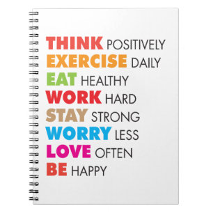 Inspirational Words - Motivational Notebook