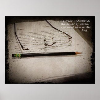 Inspirational Writer Poster