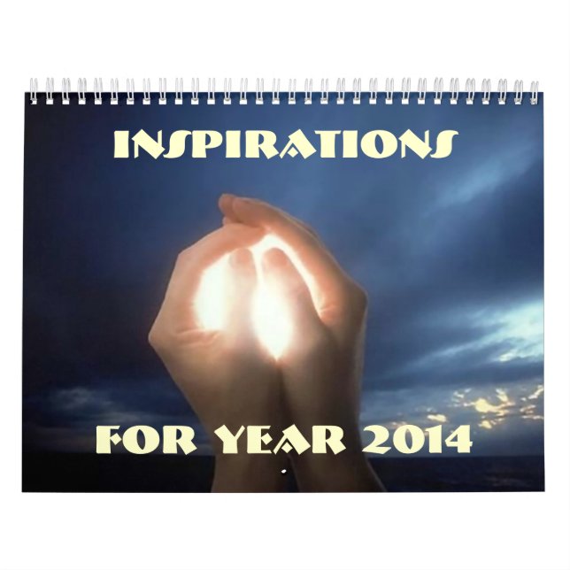 Inspirations 2013 motivational faith spiritual calendar (Cover)