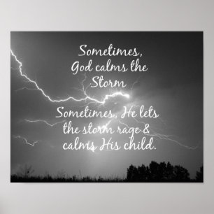 Inspiratonal Christian Quote Poster