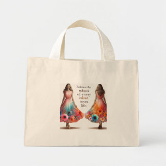 "Inspire & Carry Tote: Where Fashion Meets Mini Tote Bag
