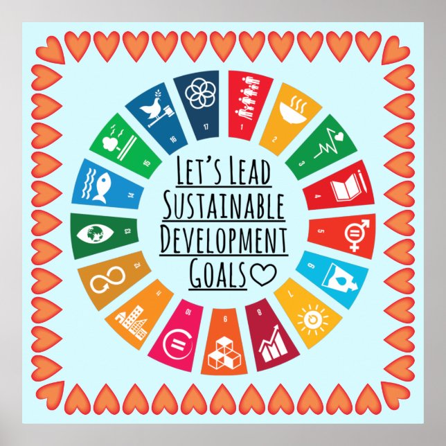 Inspire Change & Sustainability Goals Poster Art (Front)