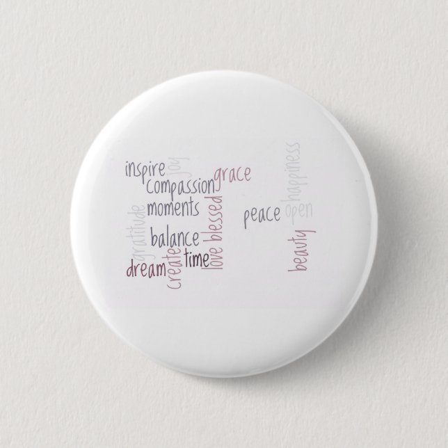 Inspire Compassion 6 Cm Round Badge (Front)