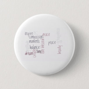 Inspire Compassion 6 Cm Round Badge