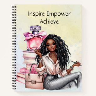 Inspire Empower Achieve – Motivational Quotes Notebook