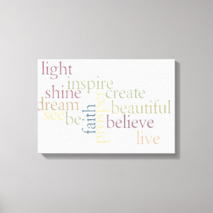 Inspire Faith Canvas Print