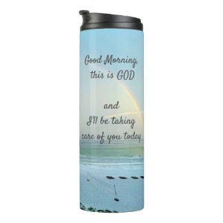Inspire Good Morning, this is God Thermal Tumbler