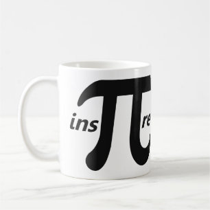 Inspire Inspirational Pi Symbol Coffee Mug